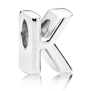Authentic Pandora initial K charm